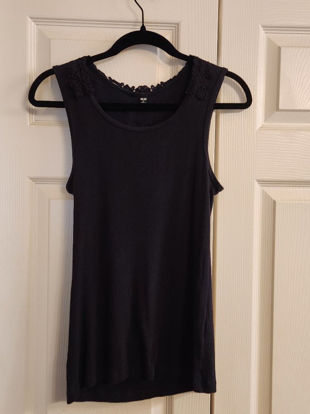Uniqlo Tank Top with Crochet Detail in Back
